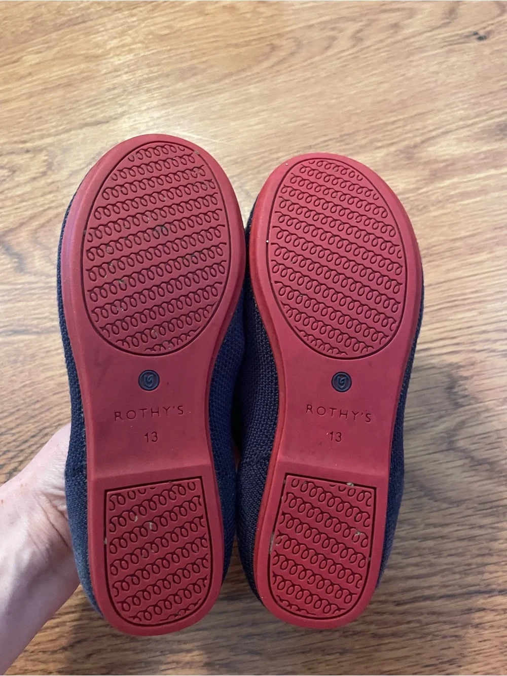 Rothy's Kids Navy Slip-On Shoes